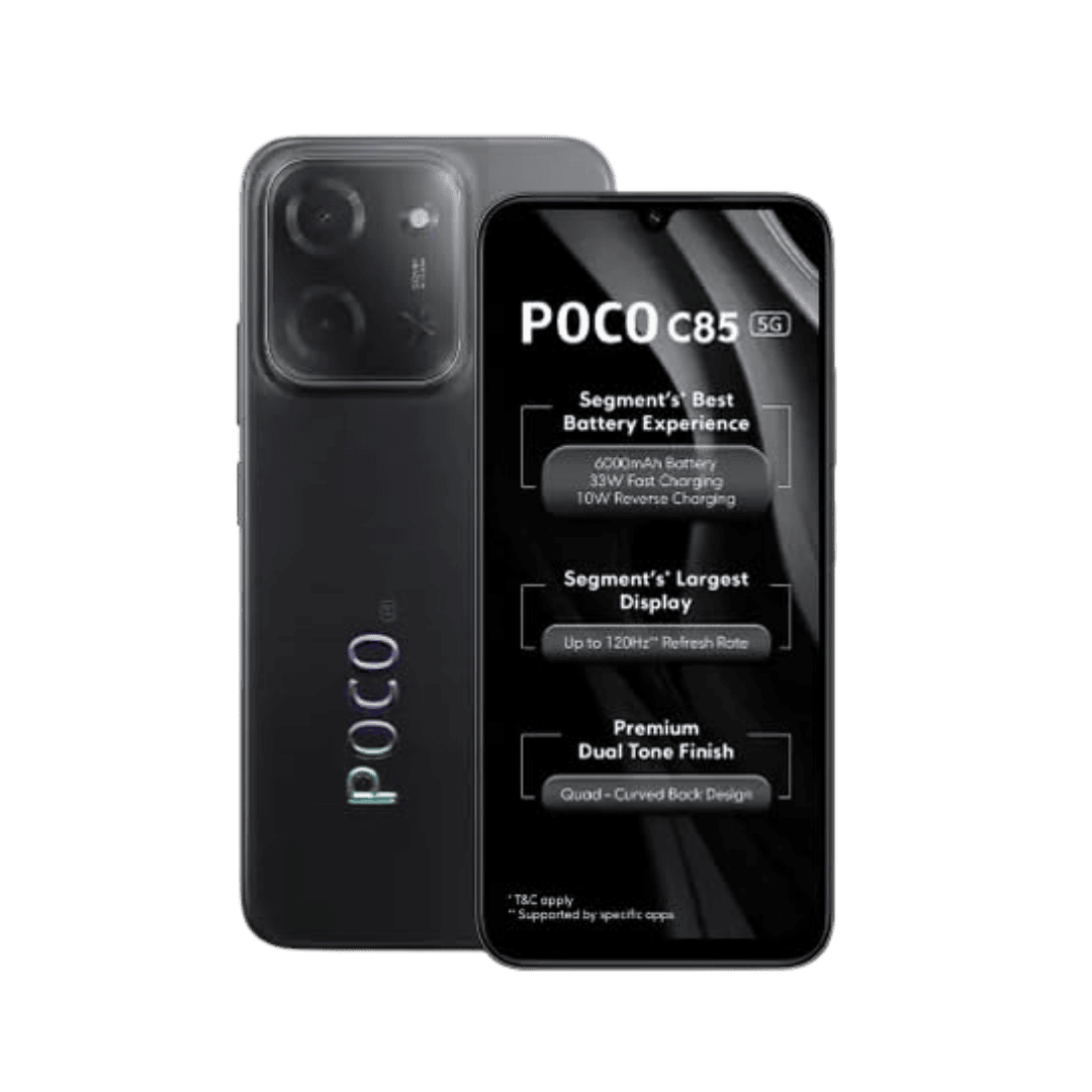 Buy Poco C85 5G Power Black 4GB RAM 128GB ROM Online at Sirohi e-Store
